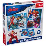 Puzzle 2 in 1 + Memos. Avengers. Eroii in actiune