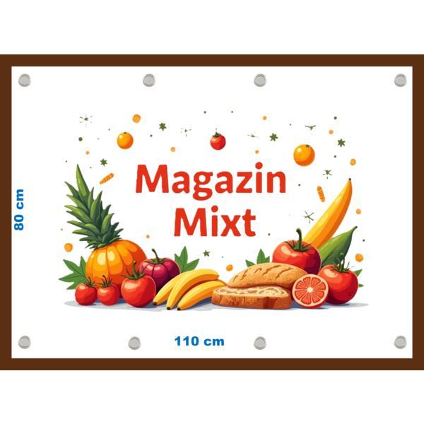 Banner Magazin Mixt 80x110 cm cu capse