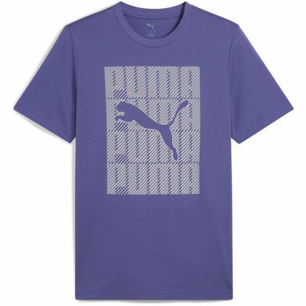 Tricou barbati Puma Graphics Wording Tee 68482546, S, Albastru