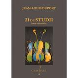 21 De Studii pentru Violoncel - Jean-Louis Duport, editura Grafoart