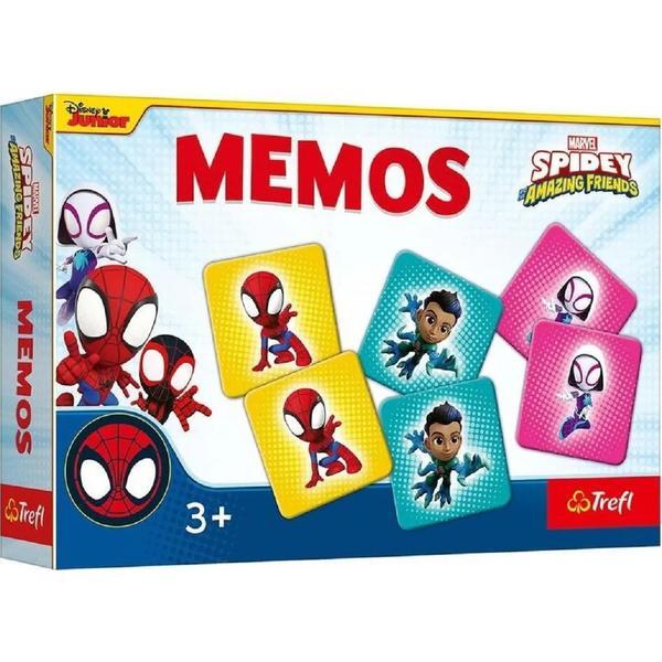 Joc de memorie: Marvel mini box Spider-Man si prietenii