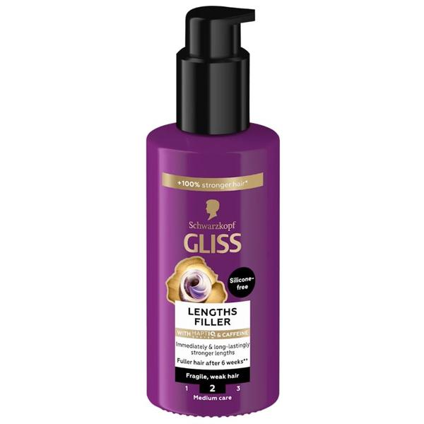 Tratament pentru Par Fragil - Schwarzkopf Gliss Lengths Filller with Haptiq System and Caffeine dor Fragile, Weak Hair, 100 ml