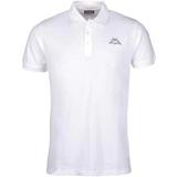 Tricou barbati Kappa Polo Shirt 8004-8192-002, XXL, Alb