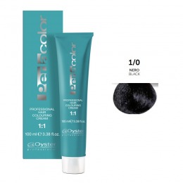 Vopsea permanenta - oyster cosmetics perlacolor professional hair coloring cream nuanta 1/0 nero