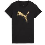 Tricou femei Puma Ess Metallic Tee 68499551, M, Negru