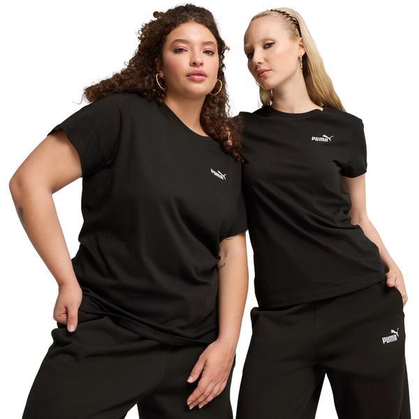 Tricou femei Puma Ess Small No. 1 Logo Tee 68237201, L, Negru