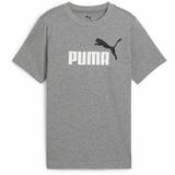 Tricou copii Puma Ess 2 Color No.1 Logo Tee B 68577803, 176, Gri