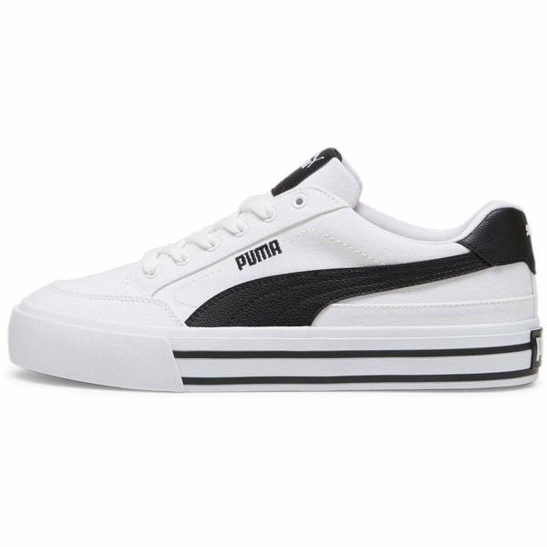 Pantofi sport unisex Puma Court Classic Vulc Fs 39635302, 46, Alb