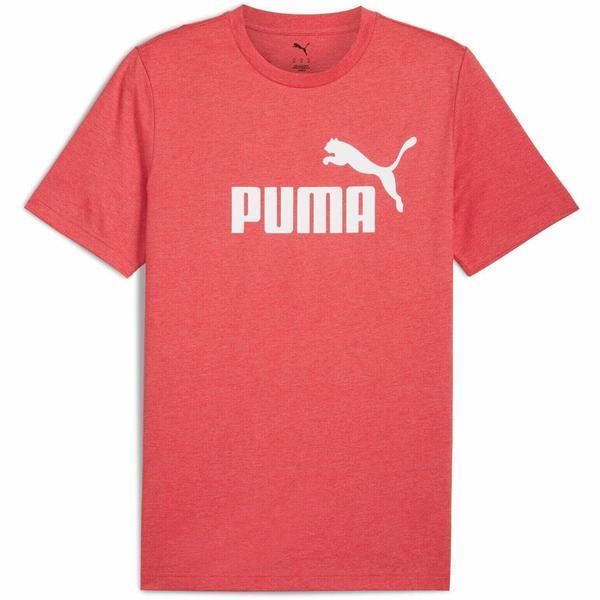 Tricou barbati Puma Ess No. 1 Logo Heather Tee 68255011, L, Rosu