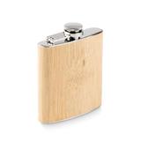 Sticla pentru bauturi fine, 175 ml, metal, bambus