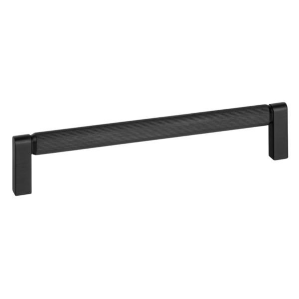 Maner pentru mobila Brooklyn, finisaj negru periat, L:170 mm