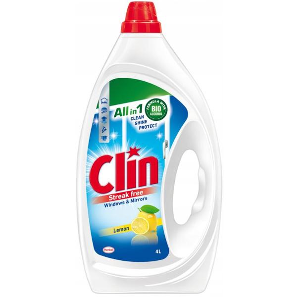 Detergent de Geamuri - Clin Windows & Glass Lemon, 4000 ml