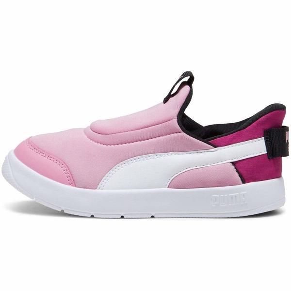 Pantofi sport copii Puma Courtflex V3 Sliptech Ps 39973403, 27.5, Roz