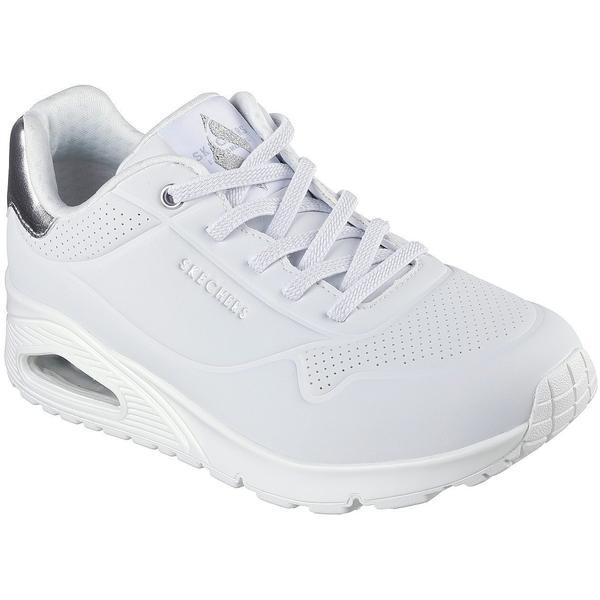 Pantofi sport femei Skechers Uno - Shimmer Away 155196-WSL, 35.5, Alb