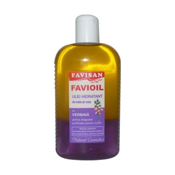 Ulei Hidratant de Baie si Corp cu Verbina Favioil Favisan, 300ml