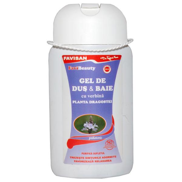 Gel de Dus si Baie cu Verbina Favibeauty Favisan, 300ml