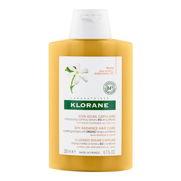 Sampon hranitor pentru parul expus la soare, Klorane, Monoi Y Tamanu, 200 ml