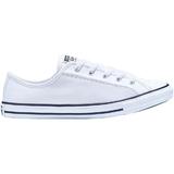 Tenisi unisex Converse Chuck Taylor All Star Dainty Leather Low Top 564984C, 39, Alb