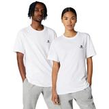 Tricou unisex Converse Go-To Embroidered Star Chevron Standard-Fit T-Shirt 10023876-A01, XL, Alb