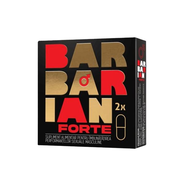 Supliment Alimentar pentru Potenta Barbarian Forte - Adya Green Pharma, 2 capsule