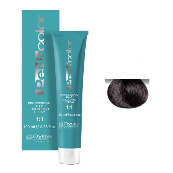 Vopsea Permanenta – Oyster Cosmetics Perlacolor Professional Hair Coloring Cream nuanta 5/1 Castano Chiaro Cenere esteto.ro