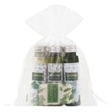 Set Cadou Laverde, 1 x Sampon 35 ml, 1 x Gel de Dus 35 ml, 1 x Crema de Corp 35 ml, 1 x Sapun Vegetal 10 g, 1x Casca Dus, 1 x Minipliant. Ambalate in Saculet din Organza
