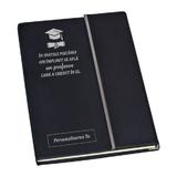 Agenda neagra nedatata, A5, Piksel, Absolvire, profesori, cauciucata, inchidere magnetica, 192 pagini