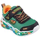 Pantofi sport copii Skechers Play Scene 407312N-GRMT, 24, Verde