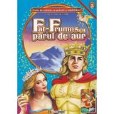 Fat-Frumos cu parul de aur. Carte de colorat cu povesti si abtibilduri, editura Eurobook