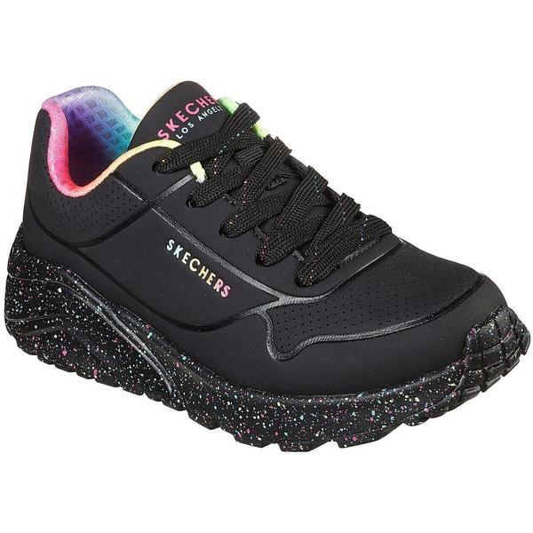 Pantofi sport copii Skechers Uno Lite - Rainbow S 310456L-BKMT, 28, Negru