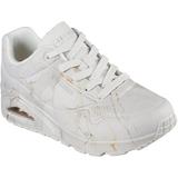 Pantofi sport femei Skechers Uno - Marbel Marvel 155584-OFWT, 40, Alb