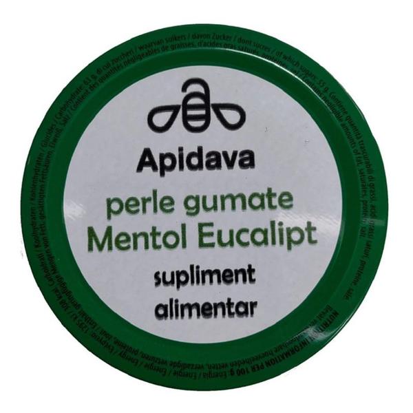 Perle Gumate cu Mentol si Eucalipt - Apidava, 50 g