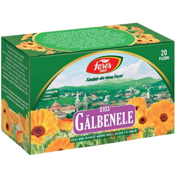 SHORT LIFE - Ceai Galbenele D103 Fares, 20 plicuri