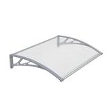 Copertina Premium de usa 120x80cm, brate gri, placa 6mm intreaga transparent