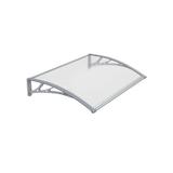 Copertina Premium de usa 150x80cm, brate gri, placa 6mm intreaga transparent