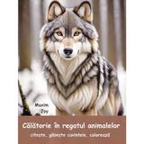 Calatorie in regatul animalelor. Citeste, gaseste cuvintele, coloreaza - Maxim Joy, editura Alcor