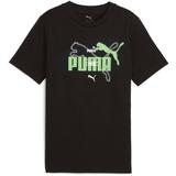 Tricou copii Puma Ess Logo Lab Summer Tee B 68579501, 140, Negru