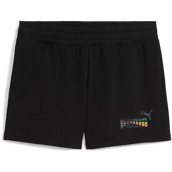 Pantaloni scurti femei Puma Love United Mid-rise Shorts 4 68500301, XS, Negru