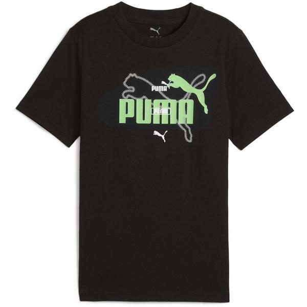 Tricou copii Puma Ess Logo Lab Summer Tee B 68579501, 152, Negru