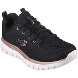 Pantofi sport femei Skechers Get Connected 12615-BKGD, 39, Negru