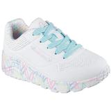 Pantofi sport copii Skechers Uno Lite - Lovely Luv 314976L-WPTQ, 27, Alb