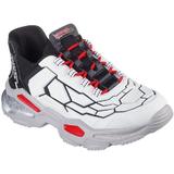 Pantofi sport copii Skechers Skech-bots-orbitron 403838L-WBKR, 33, Alb