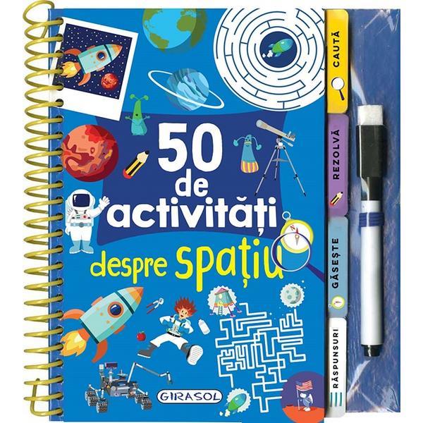 50 de activitati despre spatiu, editura Girasol