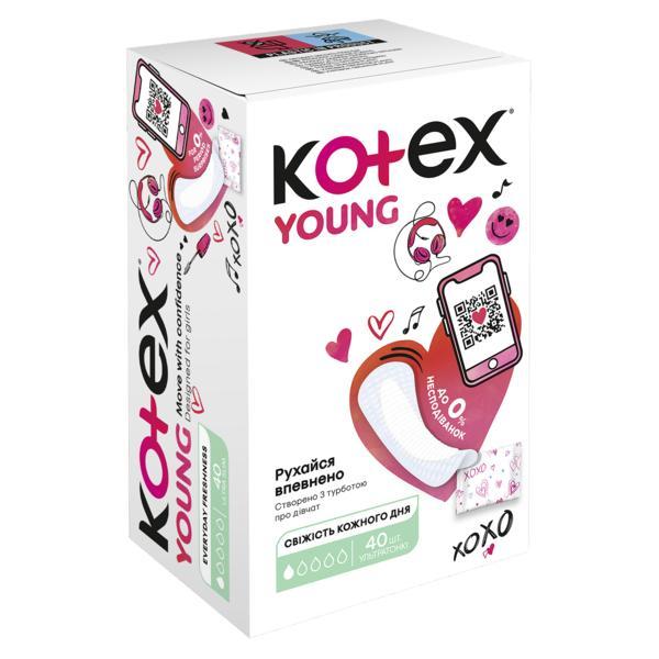 Absorbante zilnice Kotex Young, 40 buc