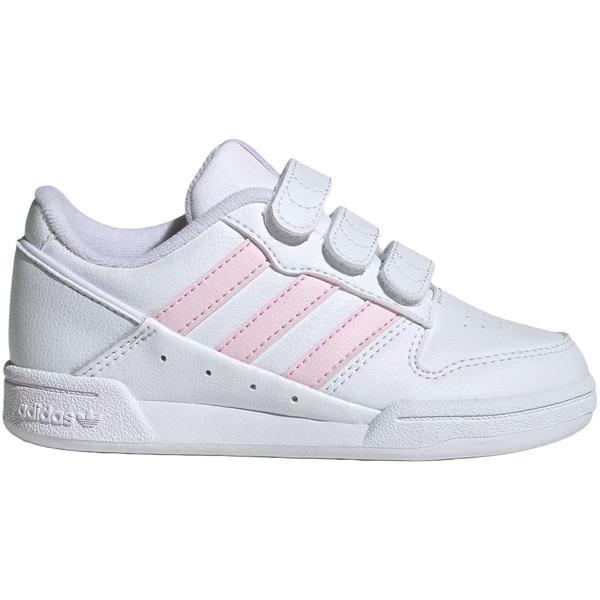 Pantofi sport copii adidas Team Court 2 Str Cf C ID6635, 28.5, Alb
