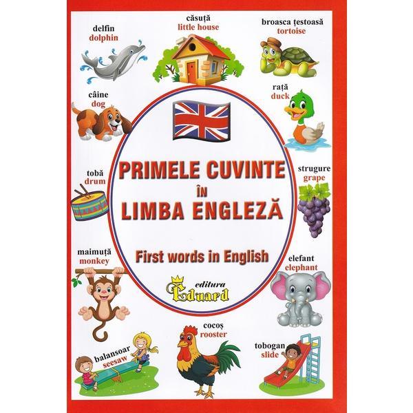 Primele cuvinte in Limba Engleza. First words in English, editura Eduard