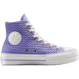 Pantofi sport unisex Converse Chuck Taylor All Star Lift Platform Knit A13644C, 37, Albastru