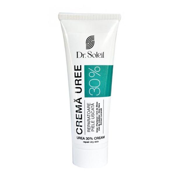 Crema Uree 30% cu Unt de Shea, Ulei de masline, Aloe Vera si Extract de Lavanda - Dr. Soleil, 50 ml