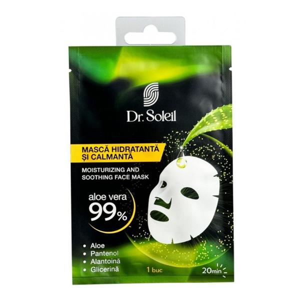 Masca Hidratanta si Calmanta pentru Fata - Dr. Soleil Moisturizing and Soothing Face Mask, 1 buc