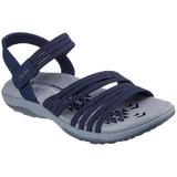 Sandale femei Skechers Reggae Slim - Coffee 163573-NVY, 37, Albastru